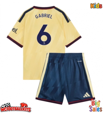 Arsenal Gabriel Magalhaes #6 Replica Third Stadium Kit for Kids 2026-27 Short Sleeve (+ pants)